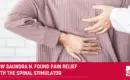 How Saundra H. Found Pain Relief With The Spinal Stimulator
