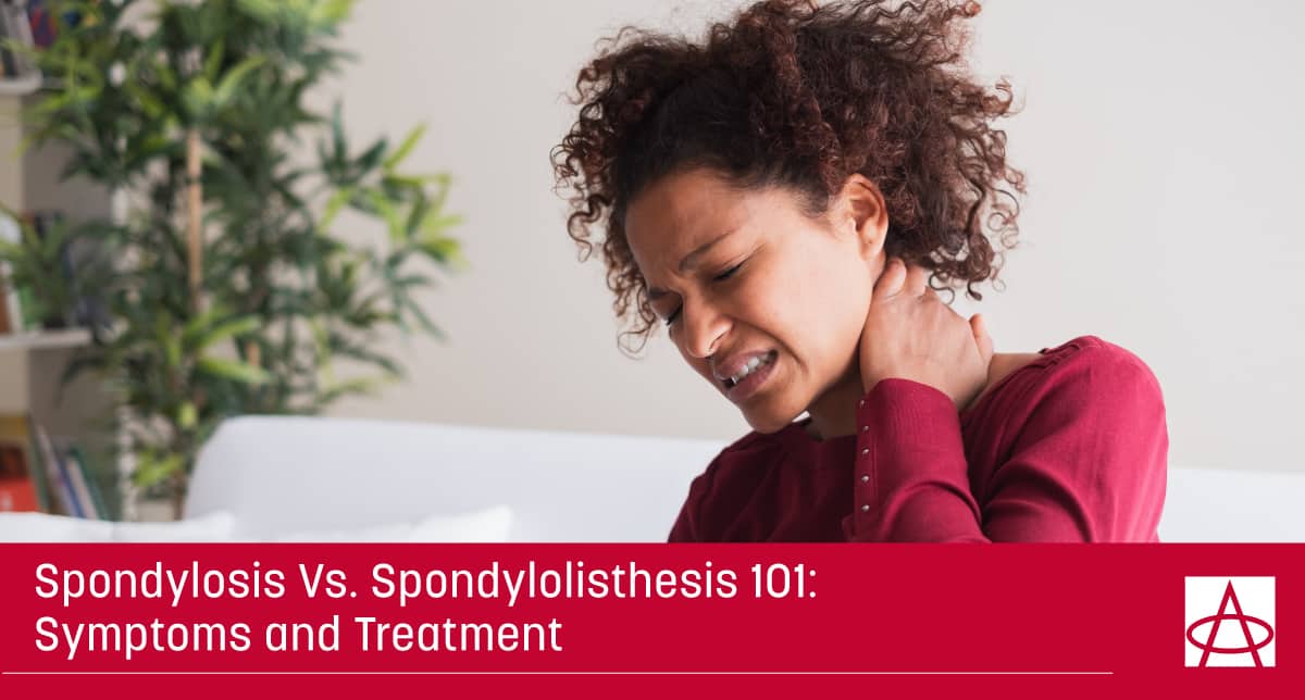 Spondylosis vs spondylolisthesis