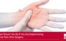 Hand with Nerve Pain