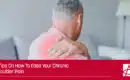 Man with shoulder pain