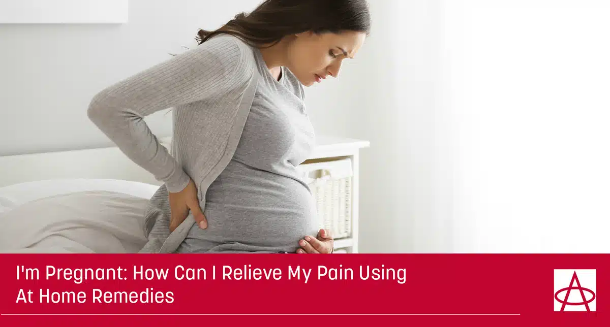 Pregnant woman in pain