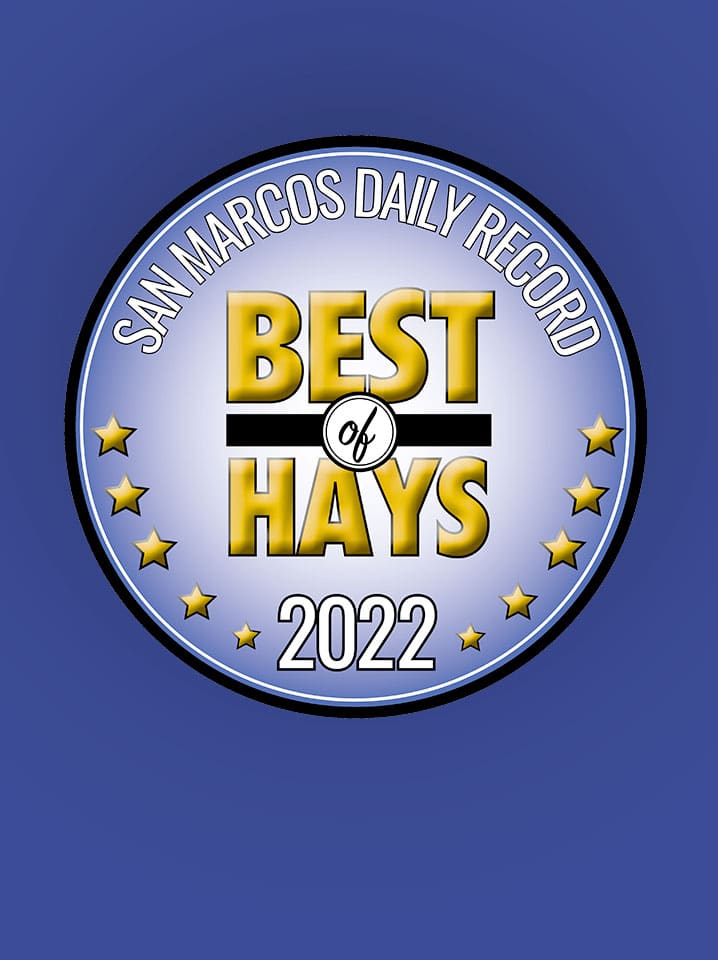 Best of Hays 2022 Award for Advanced Pain Care in three categories.
