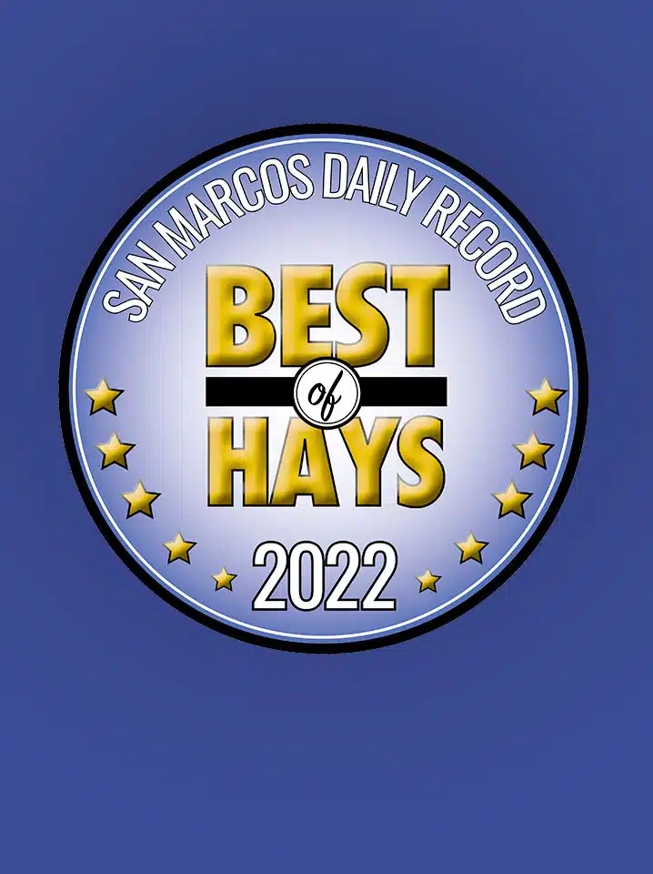 Best of Hays 2022 Award for Advanced Pain Care in three categories.