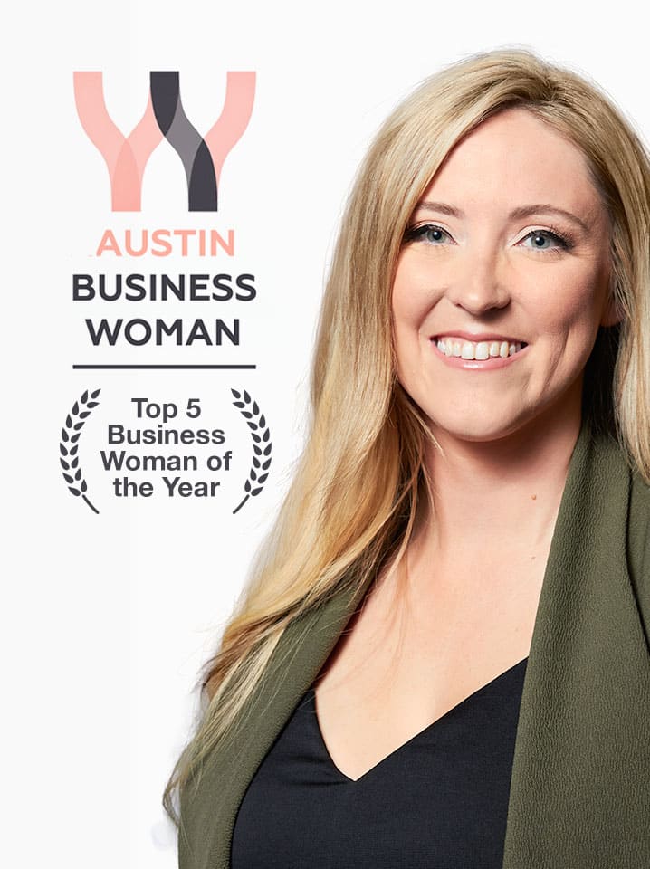 Austin Business Woman's Business Woman of The Year Winner — Chelsea Simon of Advanced Pain Care