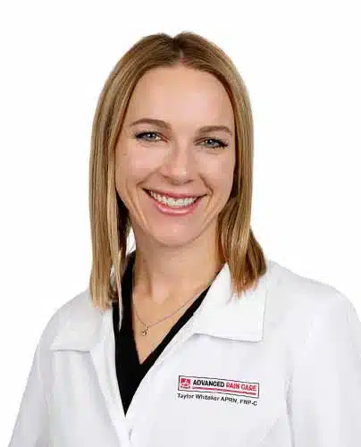 Taylor Whitaker APRN, FNP-C at Advanced Pain Care in Texas.