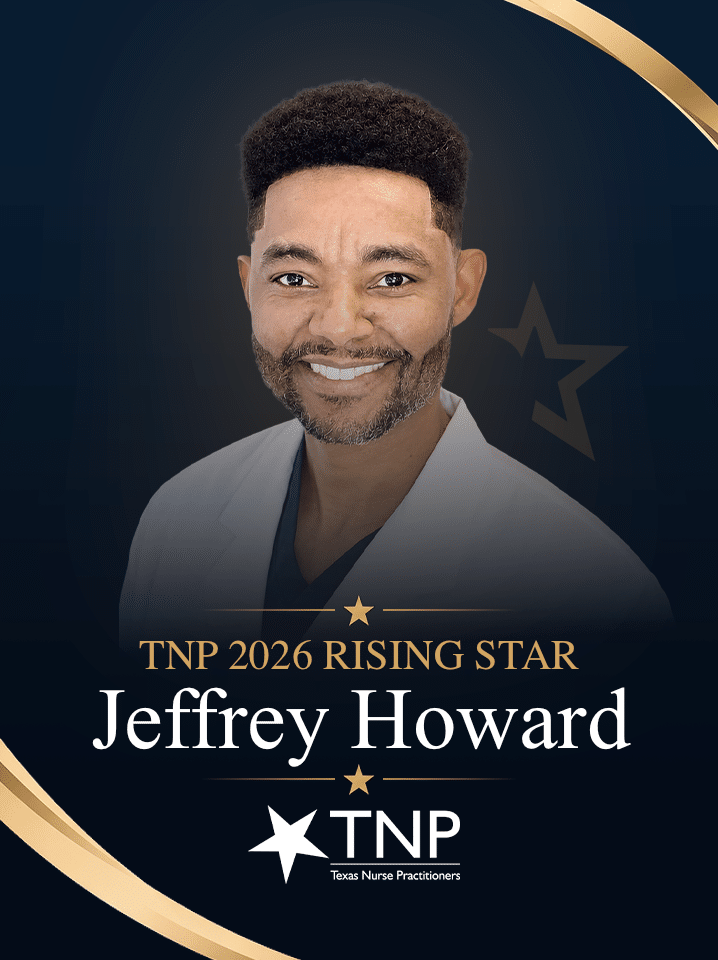 Advanced Pain Care's Jeffrey Howard wins Texas Nurse Practitioner Rising Star Award.