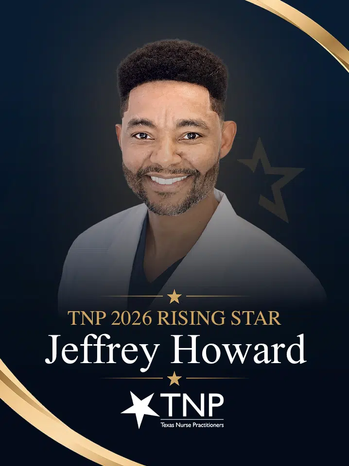 Advanced Pain Care's Jeffrey Howard wins Texas Nurse Practitioner Rising Star Award.