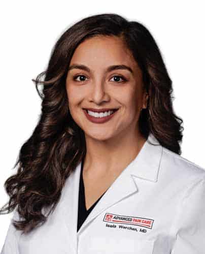 Isela Werchan, MD and healthcare provider at Advanced Pain Care in Texas.