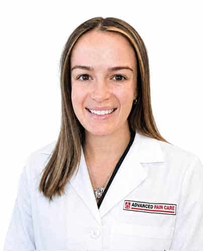 Shelby Posten, APRN-CNP and healthcare provider at Advanced Pain Care in Texas.